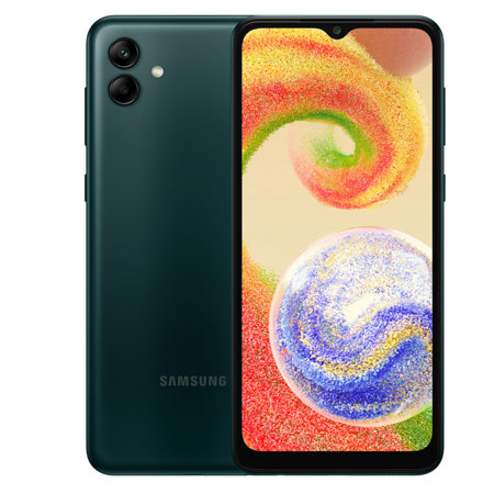 Samsung Galaxy A04 6.5" HD+ 64GB 2-SIM 4G LTE Smartphone, 4GB, Unlocked, Green