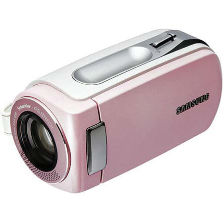 Samsung SC-MX10P Memory Camcorder with 2.7" LCD Display, USB 2.0 Interface, Pink