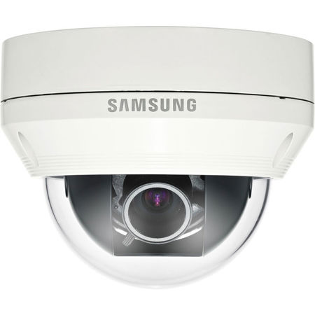Samsung Beyond SCV-5083 1.3MP Outdoor Analog Vandal-Resistant Dome Camera, Ivory