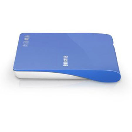 Samsung 8x Slim Portable DVD+RW USB External Drive, Blue