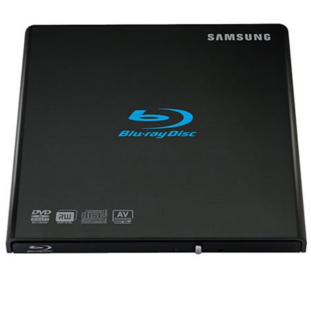 Samsung 6x Slim External USB 2.0 Blu-ray Reader/Writer, Black