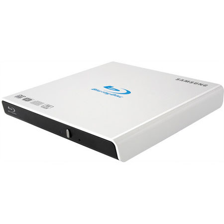 Samsung 6x Slim External USB Blu-ray Reader/Writer, White