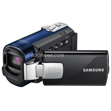 Samsung SMX-F44LN/XAA 16GB Digital Camcorder, Blue