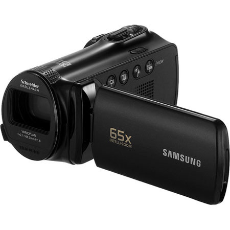 Samsung SMX-F50 Flash Memory Camcorder, 2.7in LCD,Black
