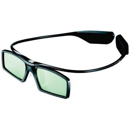 Samsung SSG-3570CR Rechargeable 3D Glasses, Black - Two Pair Bundle