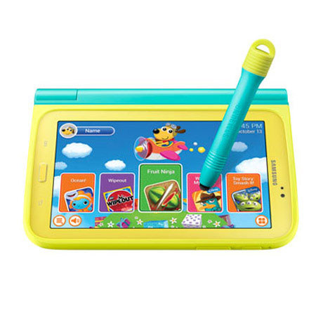Samsung Galaxy Tab 3 7" Kids Tablet -Yellow- BUNDLE