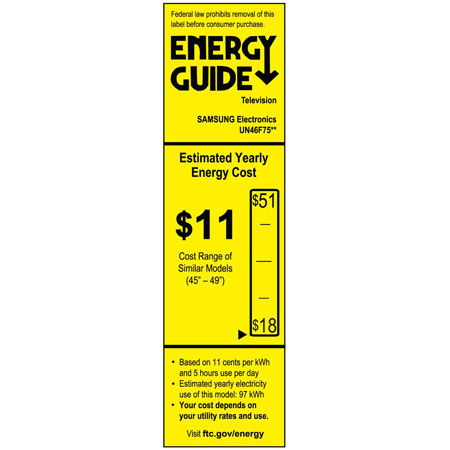 Samsung UN46F7500 46" 1080p 240Hz 3D LED TV