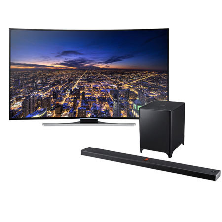 Samsung UN55HU8700 55" UHD 4K 3D TV,W/4 Pairs 3D G