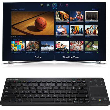 Samsung UN55F8000 55"1080p 3D LED Smart TV - Bundle w/Smart TV Wireless Keyboard