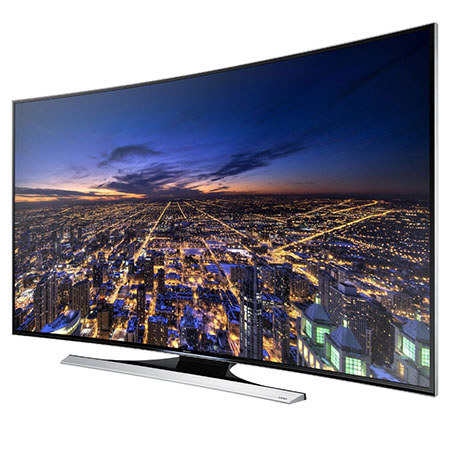 Samsung HU8700 65" Class 4K Smart 3D Curved LED TV, 4 Pairs Active 3D Glasses