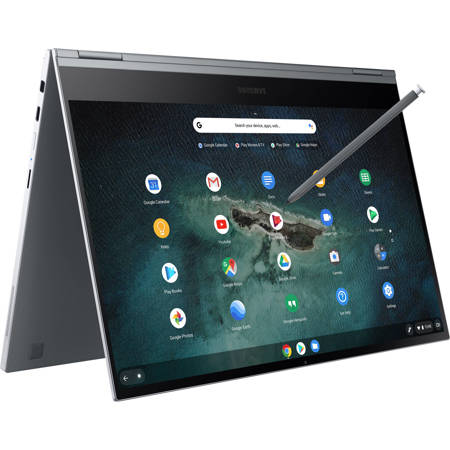 Samsung Chromebook 13.3" 4K UHD 2-In-1 Touch, i5-10210U,8GB,256GB,Chrome OS,Gray