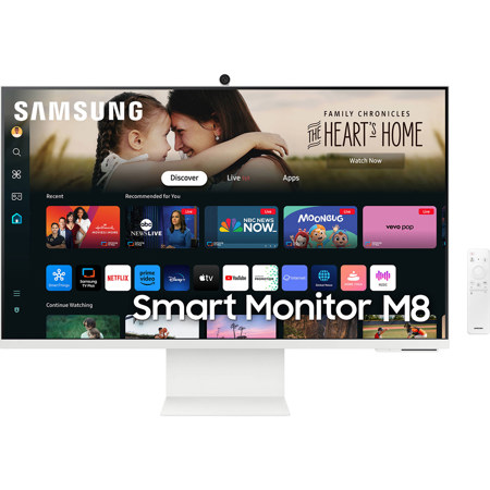 Samsung M80D 32" 16:9 4K Ultra HD VA LCD HDR Smart Monitor, Warm White