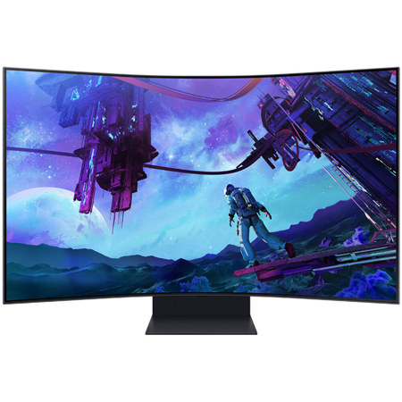 Samsung Odyssey S55C Ark 2nd Gen 55" 16:9 4K Ultra HD 165Hz Curved VA Mini-LED HDR Gaming Monitor