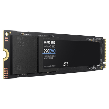 Samsung 990 EVO NVMe PCIe Gen 4.0 x4/5.0 x2 M.2 2280 Internal SSD