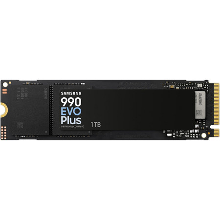 Samsung 990 EVO Plus 1TB NVMe PCIe Gen 4.0 x4/5.0 x2 M.2 2280 Internal SSD, Black