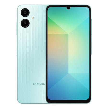 Samsung Galaxy A06 A065M 6.7" HD+ 128GB Dual-SIM 4G LTE GSM/CDM Smartphone, Unlocked, Light Green