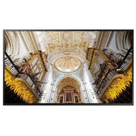 Samsung QB49N 49" Class 4K UHD Commercial New Edge Smart LED Display, Cortex-A72 1.7GHz, 2.5GB DDR4, 8GB Storage, Built-in Speakers, 3840x2160