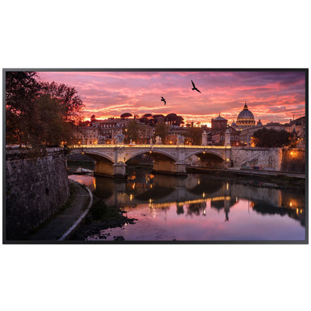 Samsung QB75R 75" 16:9 Class HDR 4K UHD Wi-Fi Commercial Smart LED Display, Cortex A72 1.7GHz, 2.5GB LPDDR4, 8GB Storage, Tizen 4.0, Built-In Speakers, 3840x2160