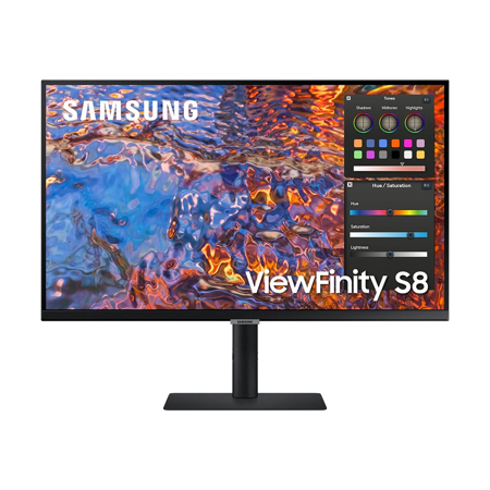 Samsung Viewfinity S80PB 27" 16:9 4K Ultra HD IPS LCD Monitor, Black