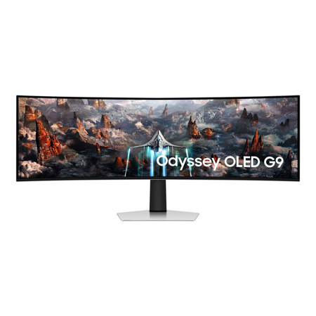 Samsung Odyssey G9 G93SC 49" DQHD 240Hz Curved OLED HDR Gaming Monitor,Silver