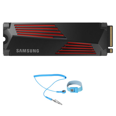 Samsung 990 PRO 2TB PCIe NVMe M.2 Internal SSD, Heatsink, w/6' Anti-Static Strap