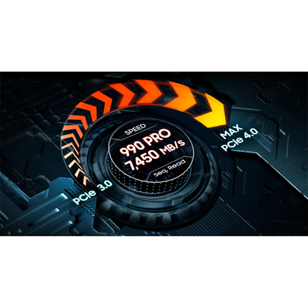 Samsung 4TB 990 PRO PCIe Gen4 NVMe M.2 Internal SSD MZ-V9P4T0B/AM