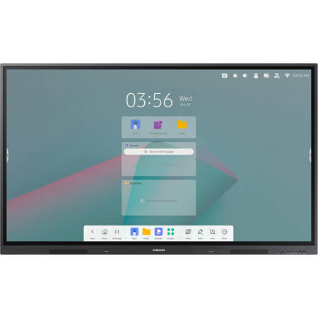 Samsung WA65C 65" 4K UHD IR Touch Smart Interactive Whiteboard LED Display, Gray