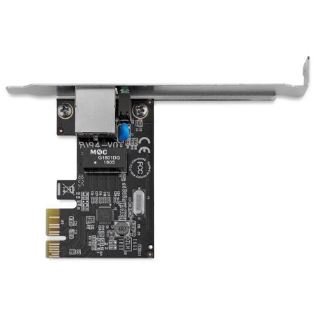 StarTech 1 Port Dual Profile PCI Express Gigabit Network Server Adapter NIC Card