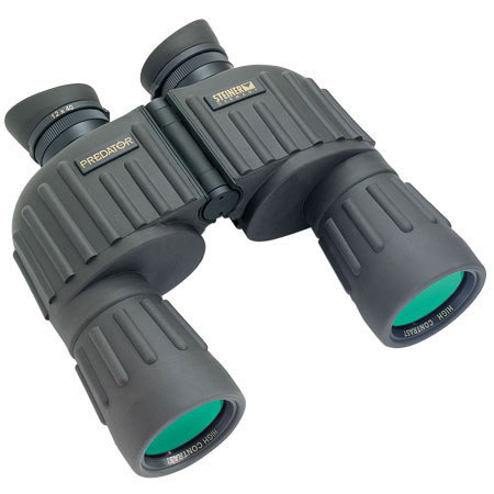 Steiner 12 x 40 Predator, Water Proof & Fog Proof Porro Prism Binocular with 5.7 Degree Angle of View.