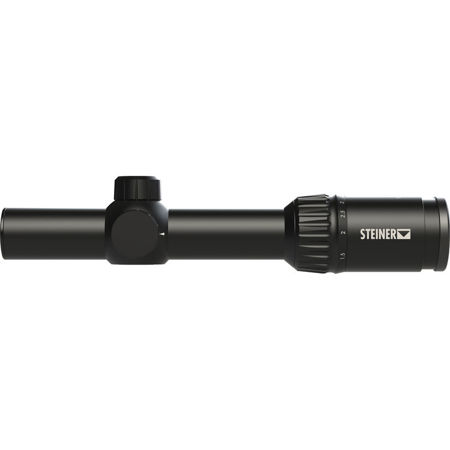 Steiner 1-4x24 P4Xi Tactical Riflescope, Illum 2nd FP P3TR Ret, 30mm Tube