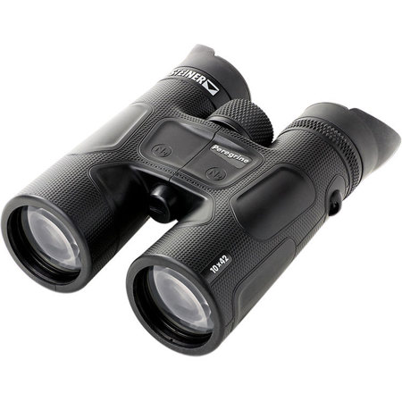 Steiner 10x42 Peregrine Roof Prism Binocular, 6.7 Degree Angle of View, Black