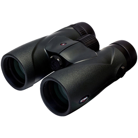 Styrka 10x42 S3 Series Roof Prism Binocular, 6.5 Degree Angle of View, Black
