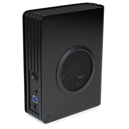 StarTech USB 3.0 to 3.5" SATA III Hard Drive Enclosure with Fan & Upright Design
