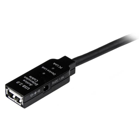 StarTech USB 2.0 Type-A Male to Type-A Female Active Extension Cable, 115'