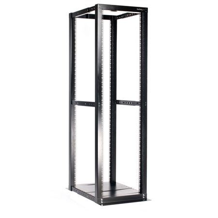 StarTech 42U Adjustable 4 Post Open Server Equipment Rack Cabinet