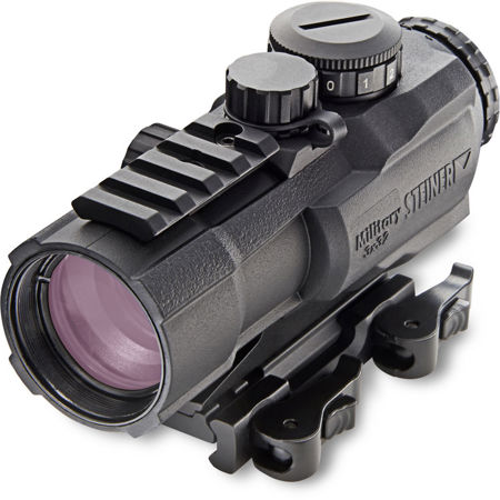 Steiner M332 3x32 Illum Prism Sight with QD Mount, 5.56 Rapid Dot Reticle
