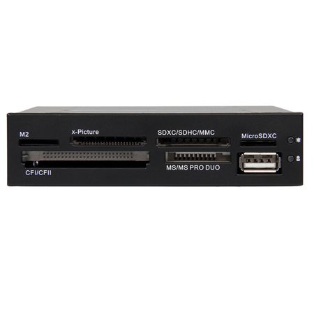 StarTech 3.5" Front Bay 22-in-1 USB 2.0 Internal Multi Media Memory Card Reader