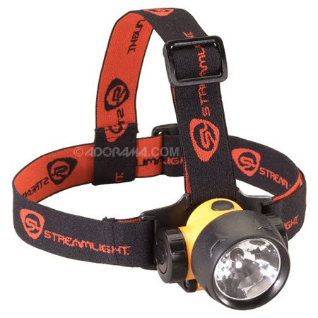 Streamlight Trident HP Headlamp, 3 White LEDs, Yellow