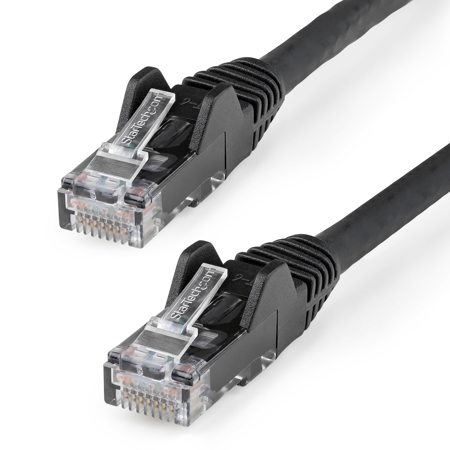 StarTech 10' Snagless Cat 6 Patch Cable with RJ-45 Male Connectors, Black