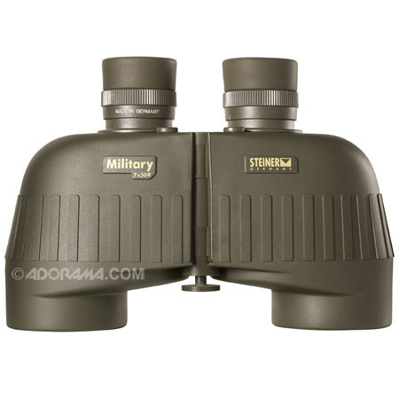 Steiner 7x50 Military R, Water Proof Porro Prism Binocular with 7.34° Angle of View, Desert Coyote