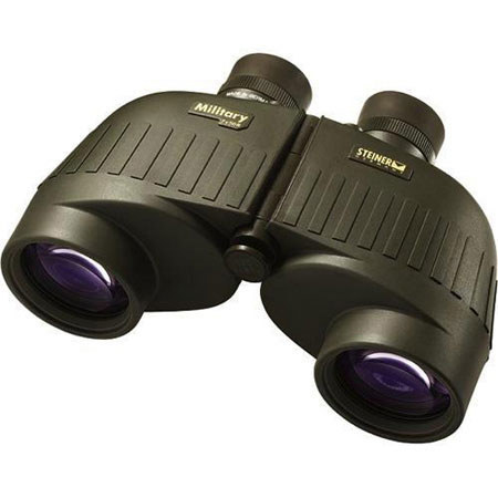 Steiner 7x50 Military R, Water Proof Porro Prism Binocular with 7.34° Angle of View, with M-22 Reticle