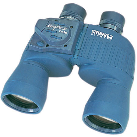 Steiner 7x50 Navigator II, Water Proof Porro Prism Binocular with Compass, with 6.7° Angle of View.