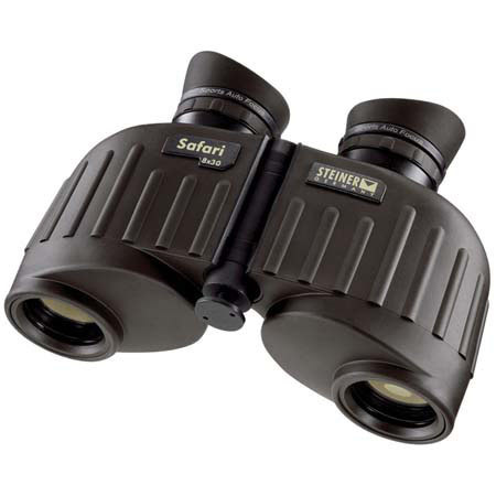 Steiner 8x30 Safari, Weather Resistant Porro Prism Binocular with 6.9 Degree Angle of View.