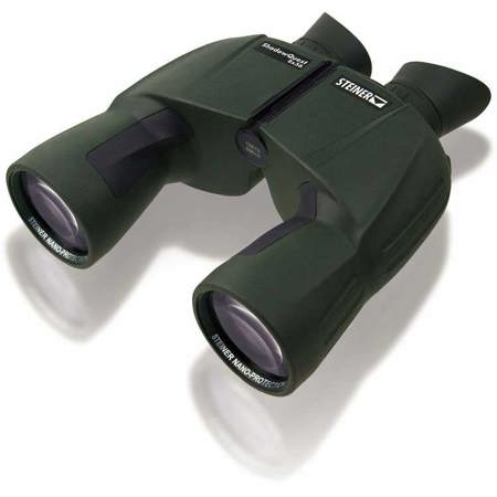 Steiner 8x56 ShadowQuest Porro Prism Binocular, 8.4 Degree Angle of View, Green