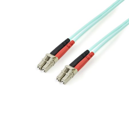StarTech 3m 10Gb Fiber Optic Cable, Aqua