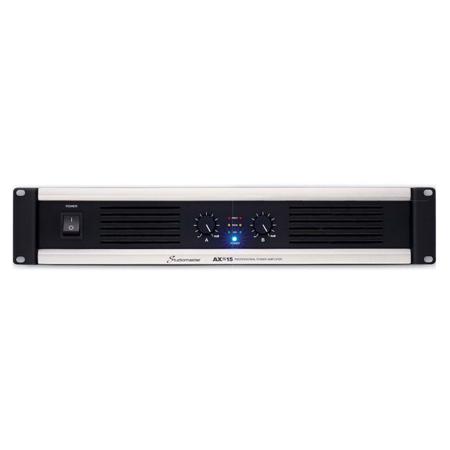 Studiomaster AX2-15 2x 450W at 4 Ohms 2U Power Amplifier