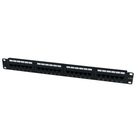 StarTech 24 Port 1U Rackmount Cat 6 110 Patch Panel