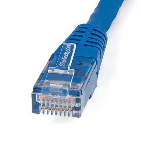 StarTech 1' Molded Cat6 UTP Patch Cable with RJ-45 Male Connectors, Blue