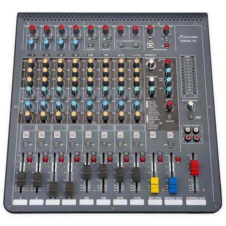 Studiomaster C6XS-12 12-Channel Compact Audio Mixer with USB DSP Effects