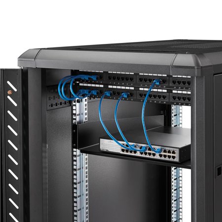StarTech 2U 22" Depth Fixed Rack Mount Shelf
